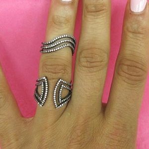 Handmade “Celebrity” AZAARA CZ/BlK Gunmetal Rings